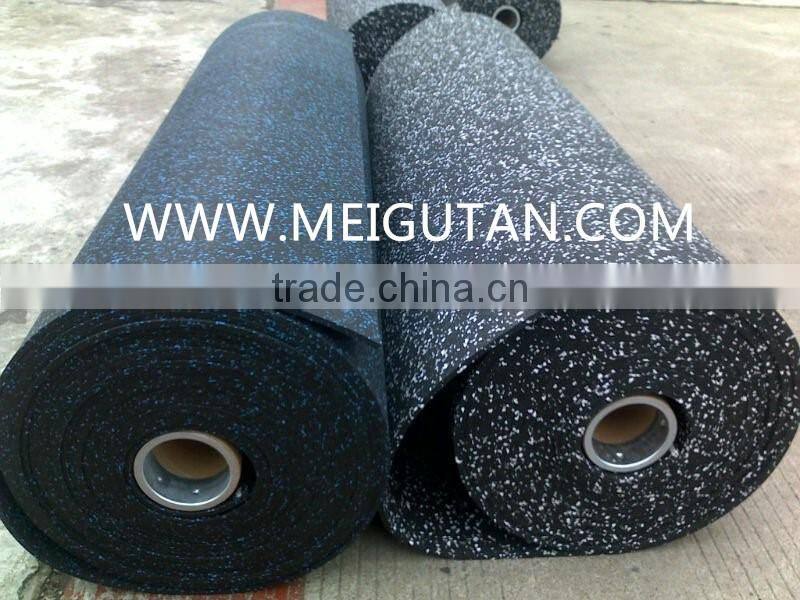 factory price 3mm to 12mm gym rubber flooring