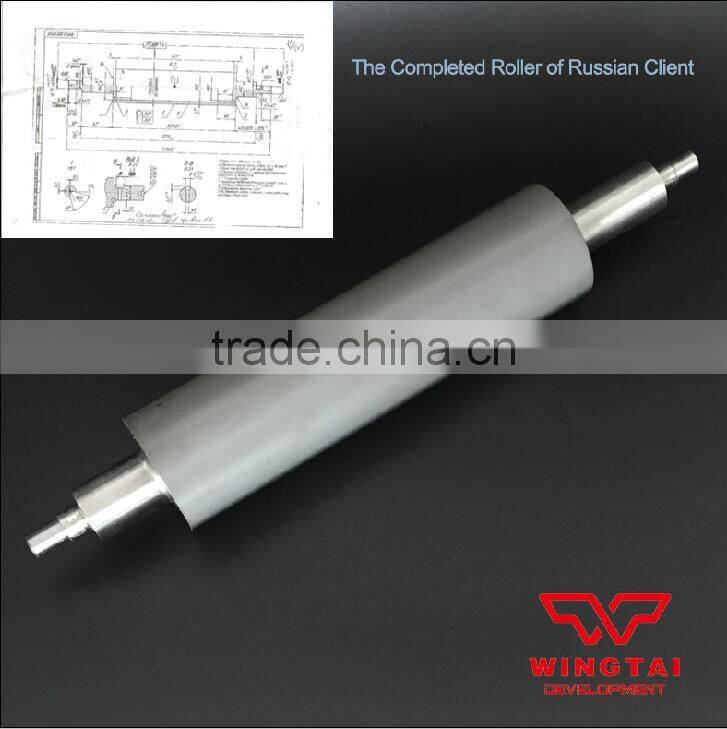 China Laser Engraved Ceramic Anilox Rollers For Flexo Printing Machine