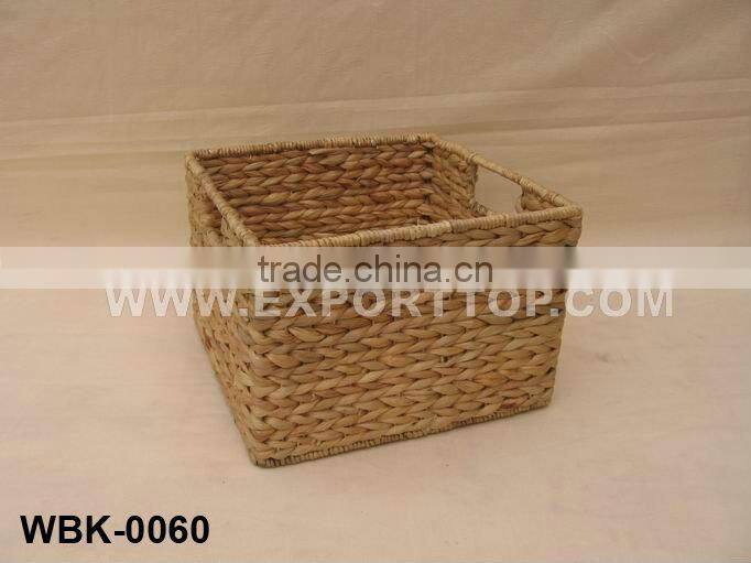 Hot selling water hyacinth basket