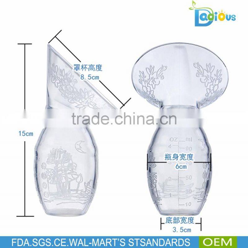 All in 100% Food Grade Manuel Silicone Breast Pump