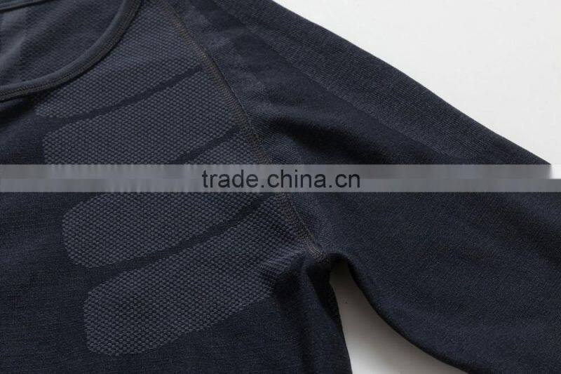 2017 New design dry fit long sleeve man sport fitness t-shirts, running t-shirts, custom sportwear