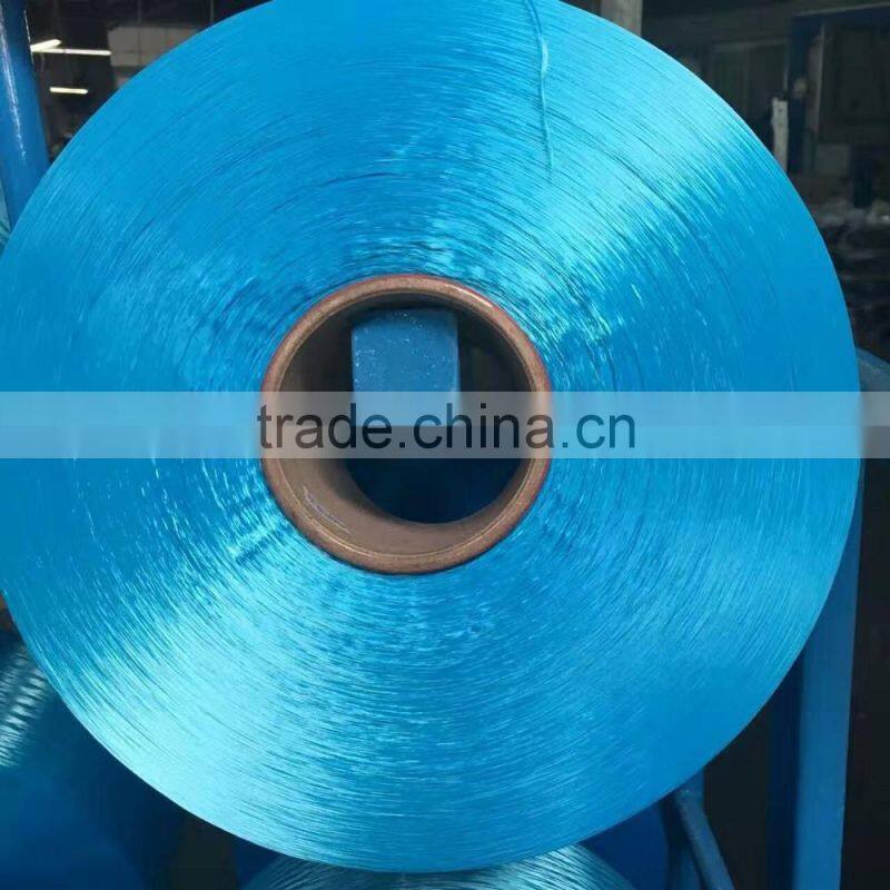 100% virgin raw material 1260D dyed colored polyester FDY yarn