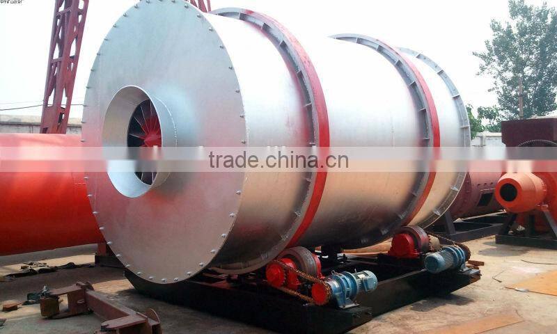 8-12t/h three drum dryer TDS6210 environmental protection industrial dryers hot sale