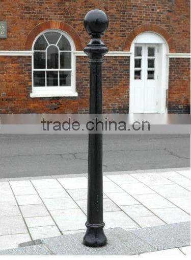 Cast iron steel traffic bollard