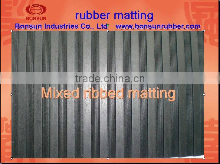 3mm-6mm thickness bonsun flooring anti slip rubber matting