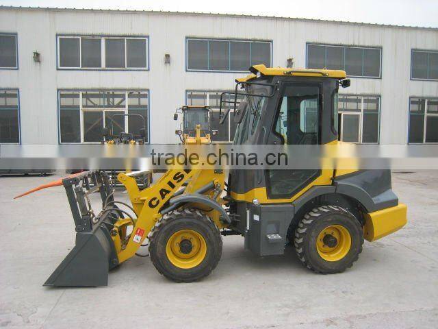 Small Garden Tractor Loader CS910J with Pallet Fork, CE Certificate