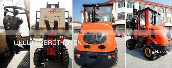 4WD Rough Terrain Forklift CPCY28 Terrain pallet truck with CE