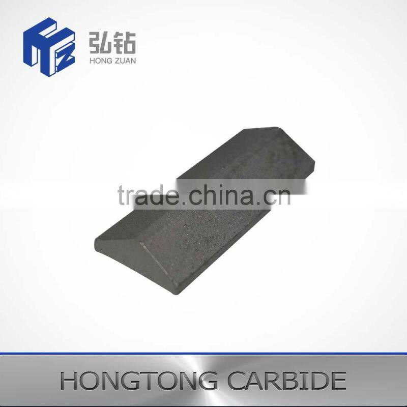 three tungsten carbide gable tiles for Welding on strip