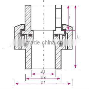 1 1 2 pvc union/PPR Union /plastic Union / PPR Union Square