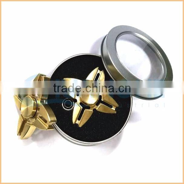 Finger Gyro Hand Fidget Spinner Gyro Copper four finger gyro