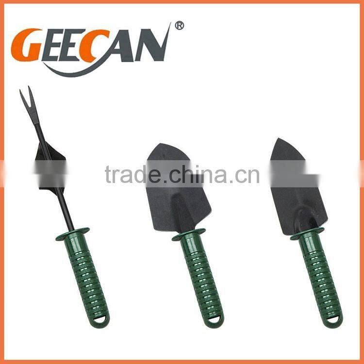 A3 steel material garden tool set,shovel with plastic handle