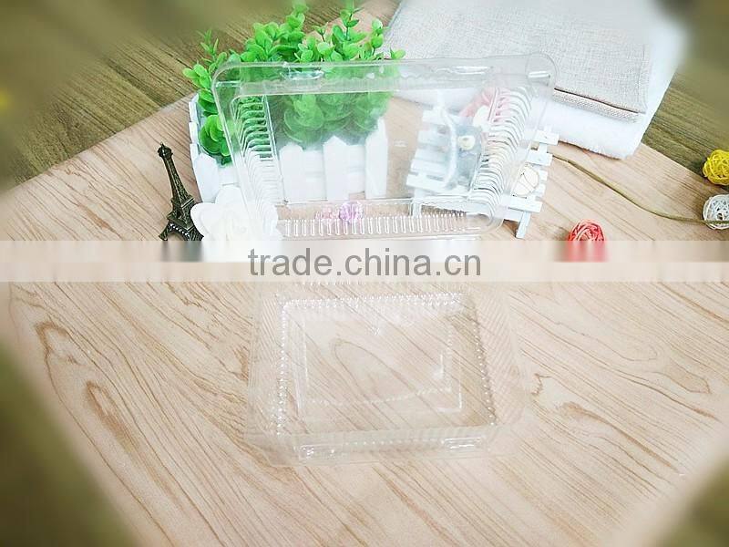 OPS clear plastic clamshell cake boxes wholesale