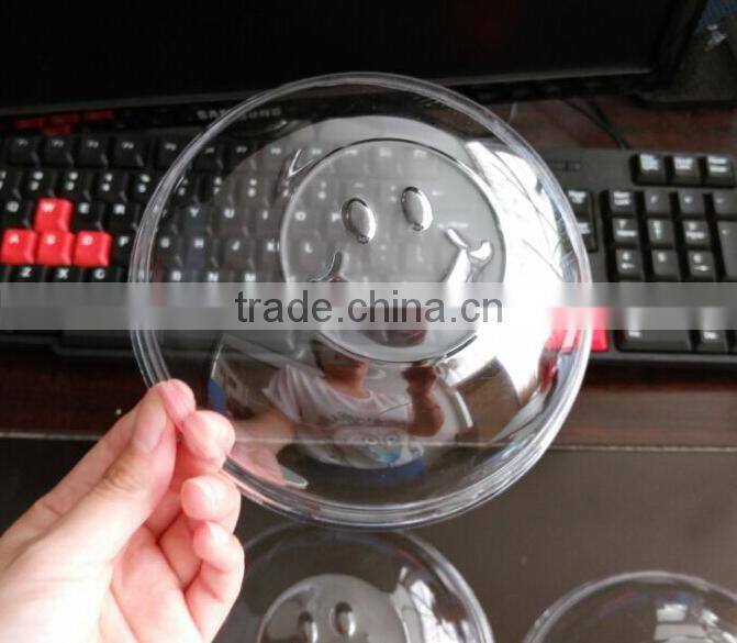 High quality BOPS bowl cover for paper cake bowl/ Smailing face bowl cover for cake box