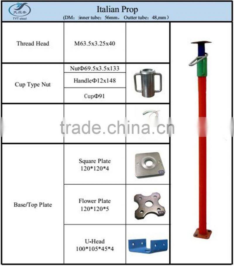 adjustable prop jack american grip strut walkway channel adjustable steel post shore