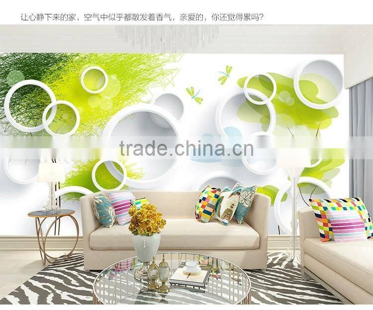 3D wallpaper simple non-woven wallpaper