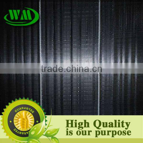 black and green line pe weedmat