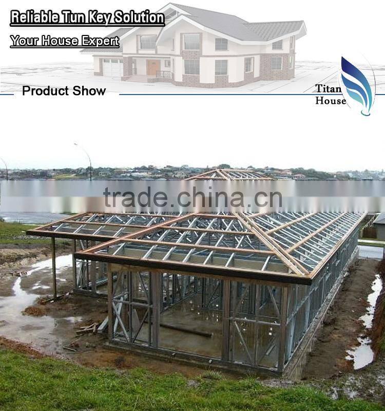 1 Floor 100m2 Light Steel Frame Fabricated Kit Homes