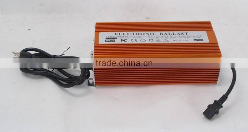 Hydroponic Indoor Growing Use Electronic Ballast 1000W With Fan