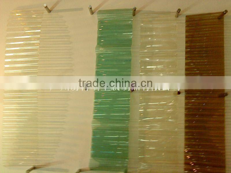 PC CORRUGATED clear roofing sheet /tile extrusion machine CL sheet bayer material