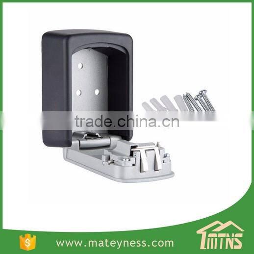 Wall Mount Holder 4 Digit Combination Key Safe Storage Lock Box