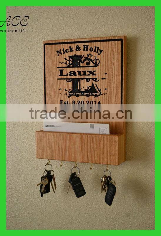 Wooden mail organizer wooden key holder Wooden gifts