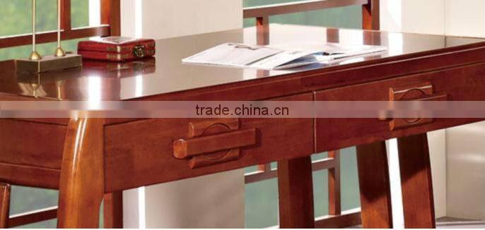 Simple Modern Rubber Wooden Computer Desk for Studying