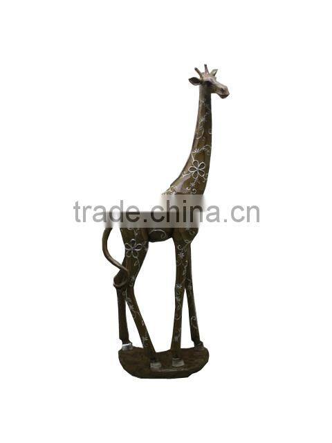 for table deco resin garden figurine decorative giraffe