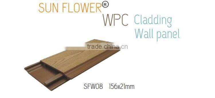 Exterior waterproof WPC Wood plastic composite wall panels wpc wall cladding