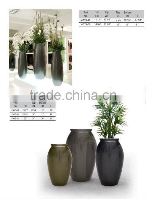 fiberglass flower pot balcony flower pot