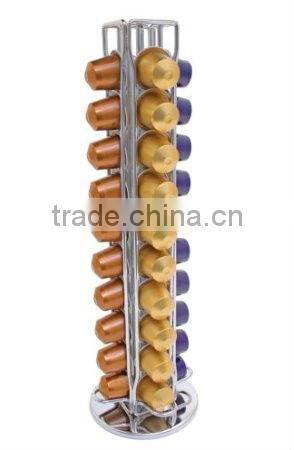 Storage Rack for 40 Nespresso Coffee Capsules