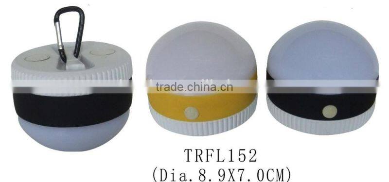 Telescopic hanging hook plastic LED lantern camping light