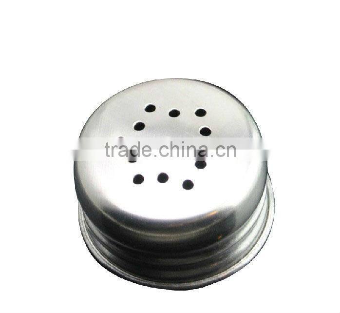 8 pcs square glass salt and pepper bottles of suits with metal rack