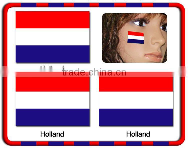 Temporary Tattoo / Tattoo Design of Holland Football Fans