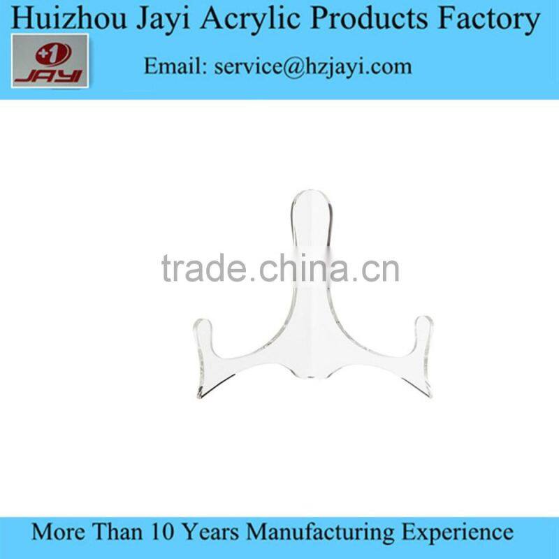 wholesale custom handmade 6 inch Acrylic lucite Plate Stand