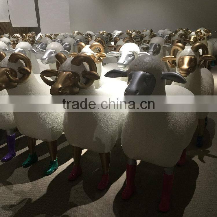FRP goat statue sculpture