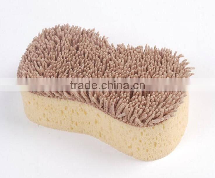 plush fibre sponges/ car washing sponge