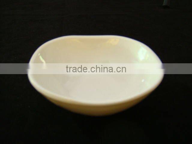 Solid color melamine salad plate
