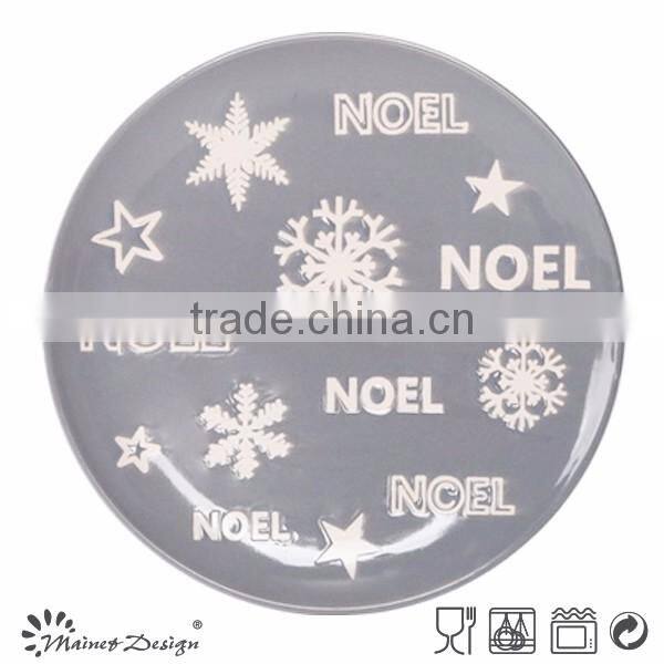 Ceramic stoneware tableware Christmas promo dinnerware plates