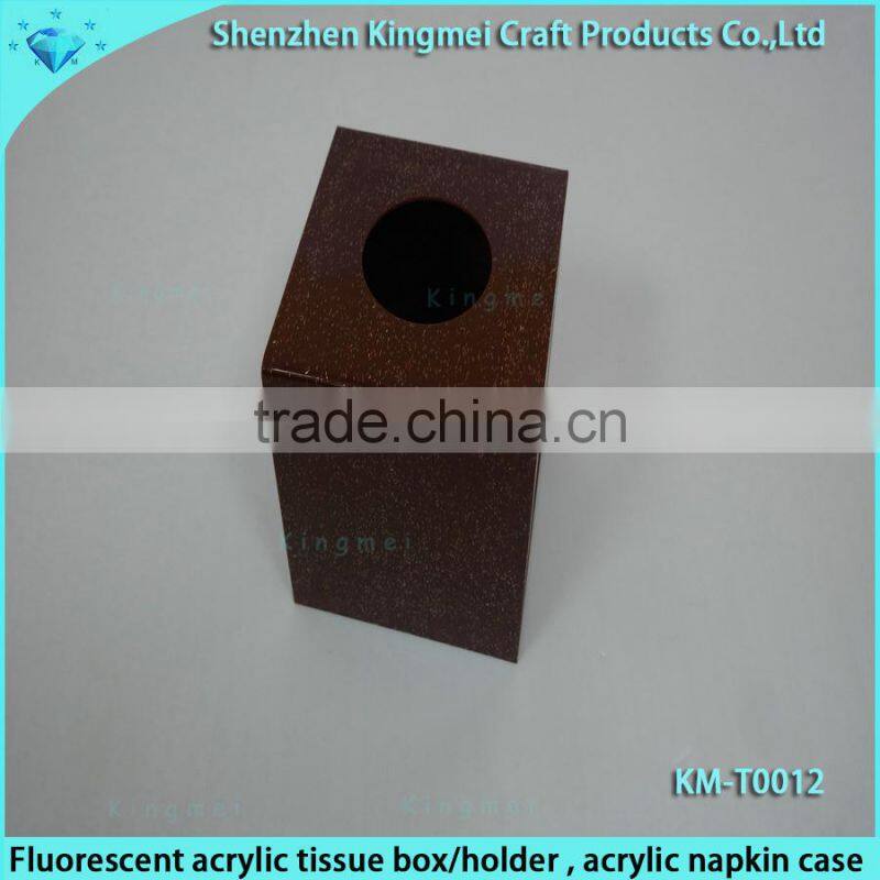 Fluorescent special acrylic square tissue box