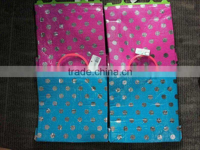 moistureproof Thermal Insulation isothermic Epe foam carry with handle cooler bag isothermic bag