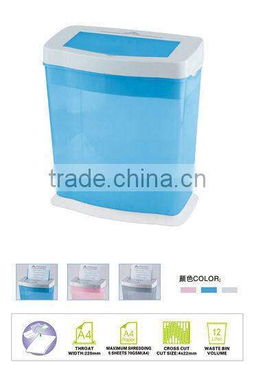 cross cut paper shredder