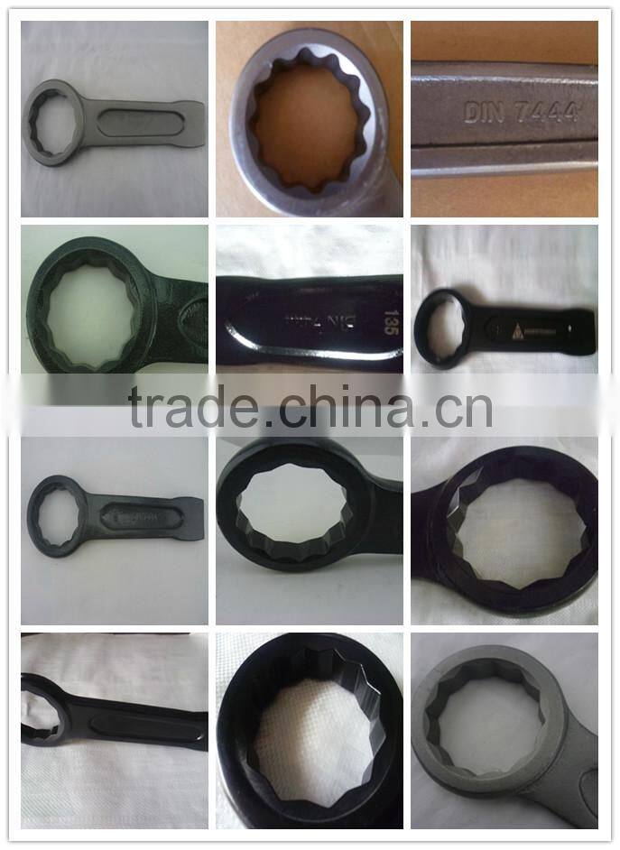 17MM Striking Box Wrench DIN7444 Hammer Striking Ring Slogging Spanner HandWare Power Tools Carbon Steel 45# 40Cr