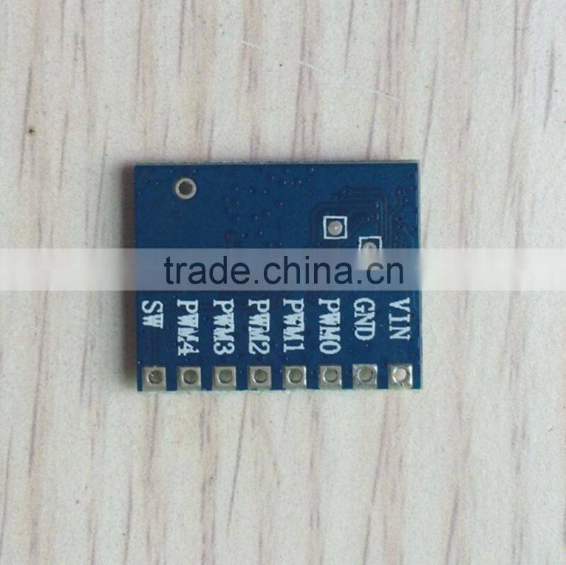 STM8S003 + PL1167 LED dimmer lights for 5-channel PWM with wall switch detection