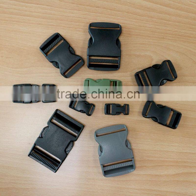 Black White Color Plastic NYLON Chafe with Metal Rectangle ring and Roller