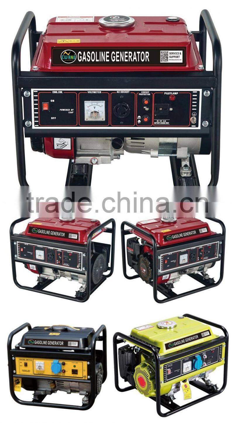 1KW 154F 2.5HP Gasoline engine Generator/AC output 220V50HZ/signal generator