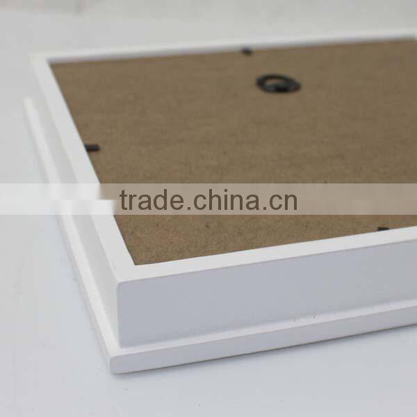 2016 new design wooden picture photo frame, top sale wooden picture photo frame W09A022