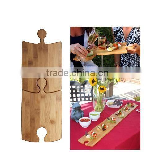 puzzle cutting board, bamboo cutting board set, chopping board