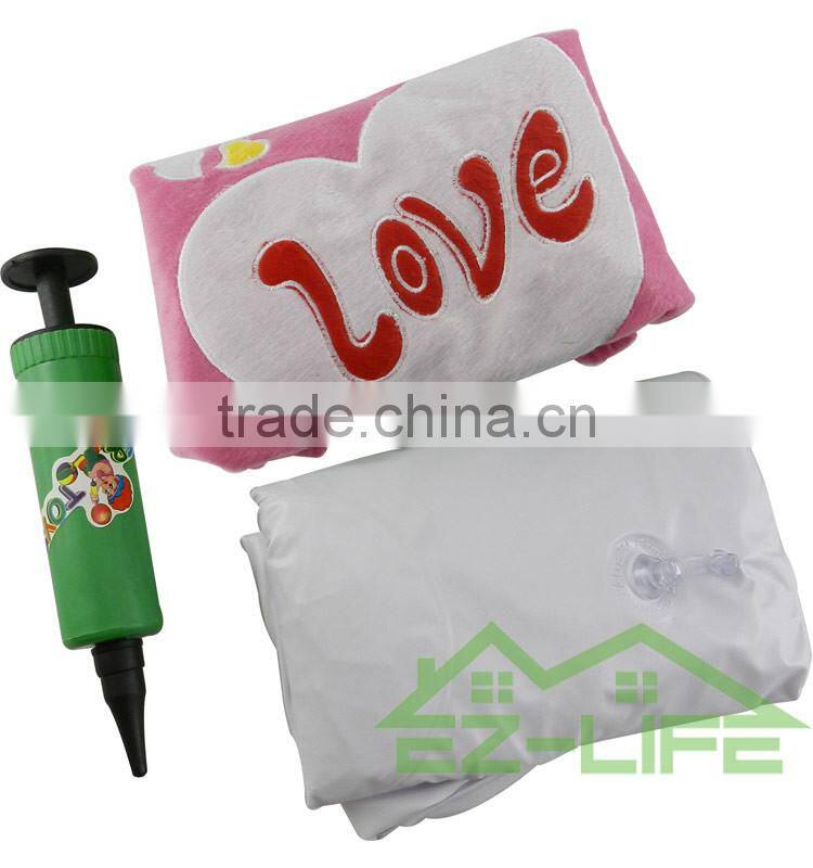 2017 folding portable shoe changing inflatable sofa ottoman