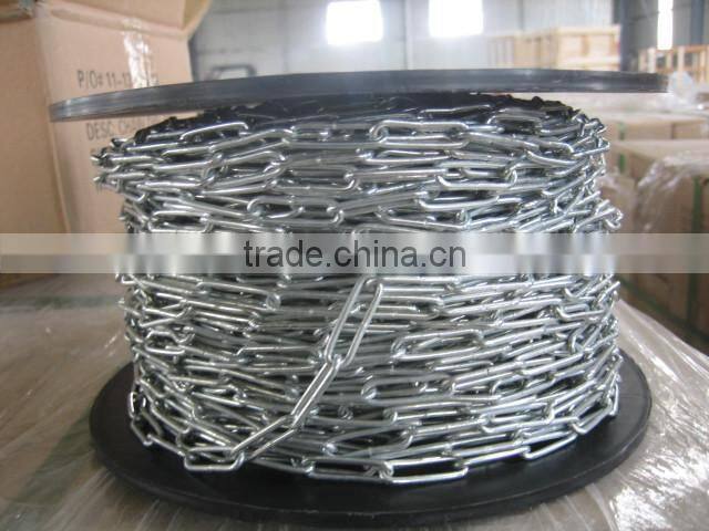 DIN763 2mm galvanized long link chain