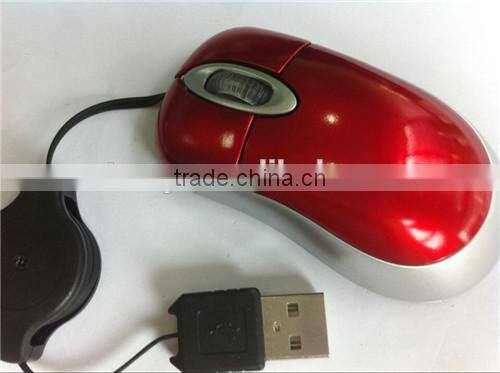 USB Retractable Mini Optical mouse